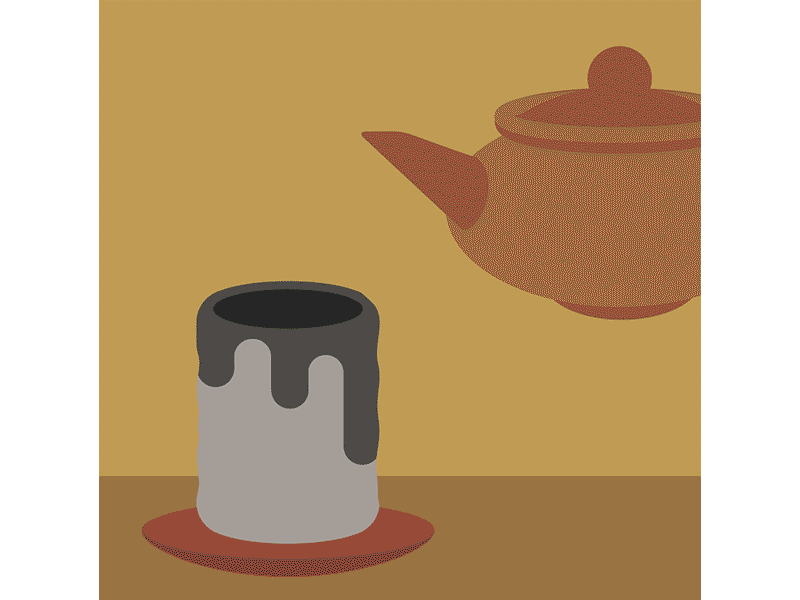 A Lucky Tea animation graphic design