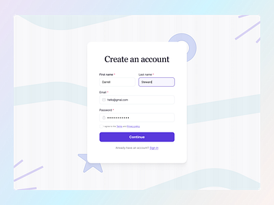 Sign Up Page login page sign up sign up page