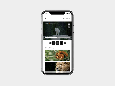 Daily UI Challange # 80 - Online Video Streaming Interface android branding daily challenge daily ui daily ui challenge 80 design figma figma design illustration iphone lion online video streaming interface streaming ui uiux video