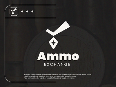 Fintech Logo Design - Ammo Exchange checkmarklogo fintechlogo logo logoart logodesign logogreat logogrid logoinspiration logomaker logonew logopassion logoprocess modernlogo starlogo