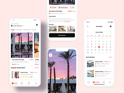 Hotel Booking App accommodation booking app booking app design ecommerce app design hotel app hotel booking app room booking app ui ui design ui ux design ux design