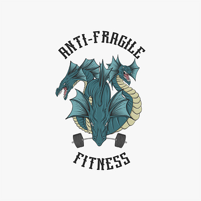 Anti-Fragile Fitness branding design graphic design illustration logo vector vintage