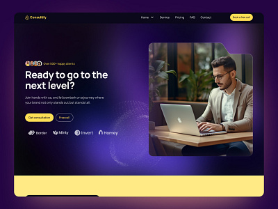 Consultify Agency Website Template agency branding clean consultify consultingexperts creative design digitalsuccess framer illustration landing page minimal modern template ui ux webdesign webflow