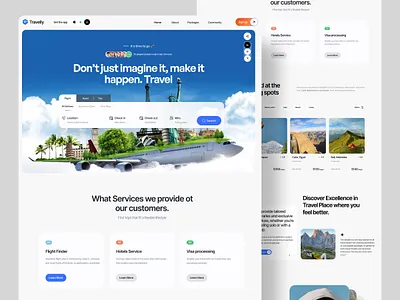 Travel Agency Website branding custom travel website design landing page tourism travel travel agency travel agency web design travel website design travellers trip planner ui web web design webdesign website website design