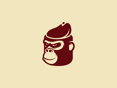 Monkey coffee - Logo Design coffee logo logo monkey and coffee monkey logo