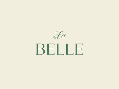 La Belle - Brand Identity beauty clinic beauty product beauty salon bodycare brand identity branding classic cosmetic elegant graphic design logo logo design logotype makeup massage salon skincare spa ui visual identity