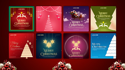 Christmas Social Media Post Templates christmas christmas banner christmas social media banner christmas social media creatives christmas social media post graphic design instagram post social media social media banner social media design social media post social media post design