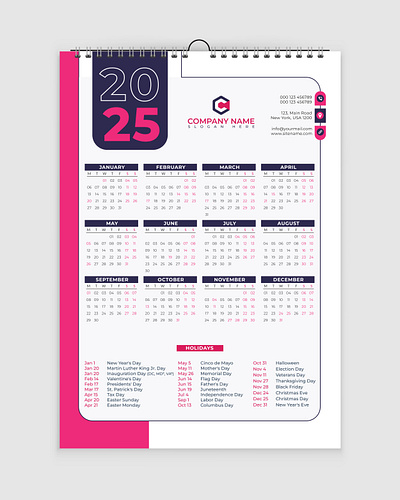 2025 Calendar Template 2025 2025 calendar 2025 calendar design 2025 calendar template 2025 new year calendar 2025 design new year new year design wall calendar wall calendar design