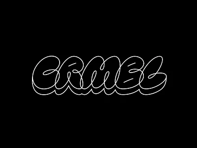 CRMBL calligraphy font lettering logo logotype typography vector