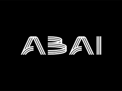 ABAI — Business Centre. business centre letter lettering lines logo logotype rhythm