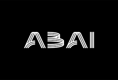 ABAI — Business Centre. business centre letter lettering lines logo logotype rhythm