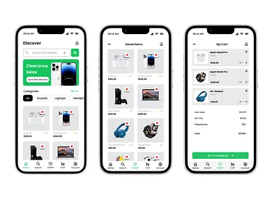 E-Commerce App e commerce landing page product design ui user experience user interface