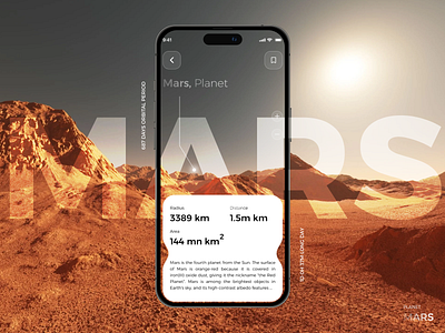 Cosmolens – a star-gazing app 3d earth graphic design mars planets star gazing app ui uiux