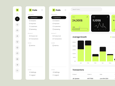 Dashboard (Menu Bar Design) 3d app branding concept dashboard design graph graphic design illustration interface logo menu menu bar ui ux