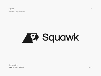 Squawk Logo V2 (Unused) bird brand branding icon logo logomark logotype mark origami parrot symbol