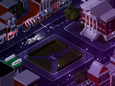 back to the future car illustration isometric vector vyazbrand