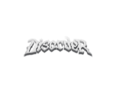 Disorder logo 3d branding graphic design logo