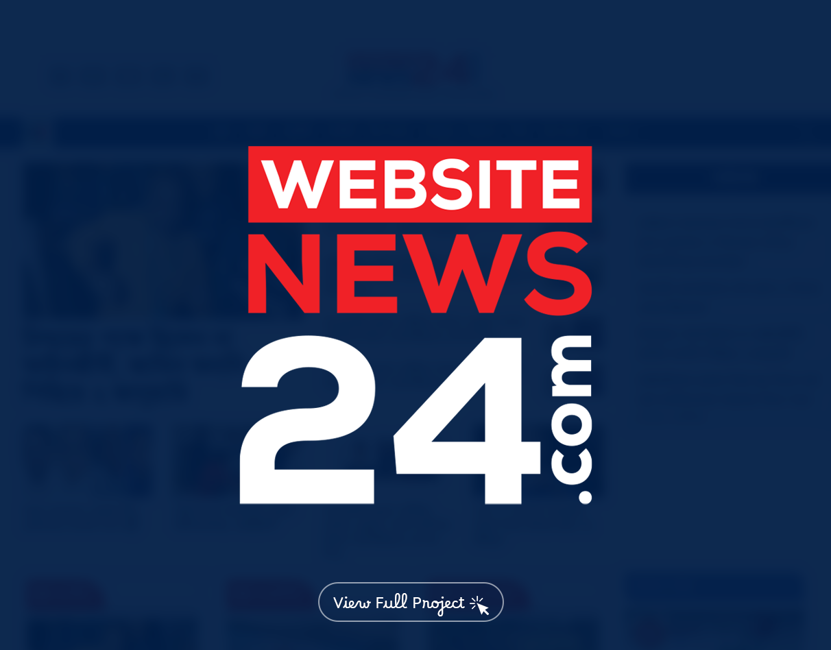 Website News 24 Logo Design Project branding design graphic design logo logo design logo type logoinspiration logotype news news logo news site logo online news logo
