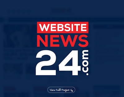 Website News 24 Logo Design Project branding design graphic design logo logo design logo type logoinspiration logotype news news logo news site logo online news logo