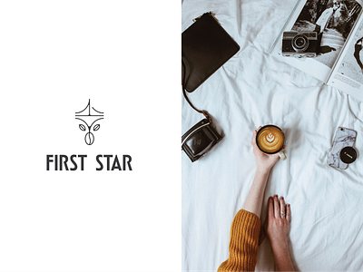 First Star 2024 logo trend branding coffee branding coffee logo creative logo logo