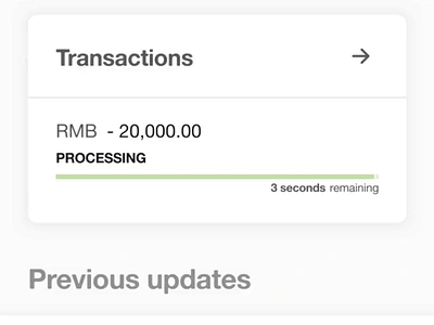 Banking transaction status app interaction microinteraction mobile ui ux