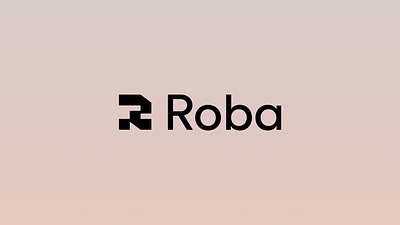 Roba | Logo Design ai branding ai logo artificial intelligence branding branding and identity identity branding logo design logo design branding r letter logo saas branding saas logo