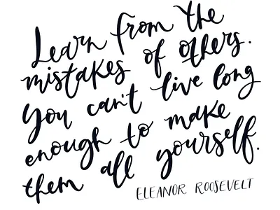 Hand lettering quote caligraphy handlettering illustration pen procreate quote