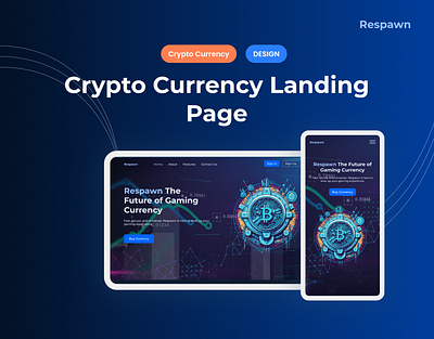 Crypto Currency bitcoin crypto crypto currency crypto landing page crypto website currency landing page ui uiux website