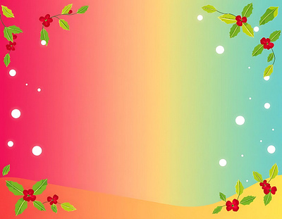 A vibrant and modern Christmas Background orange