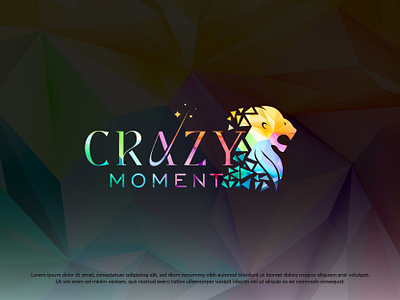 CRAZY MOMENT LOGO branding graphic design logo