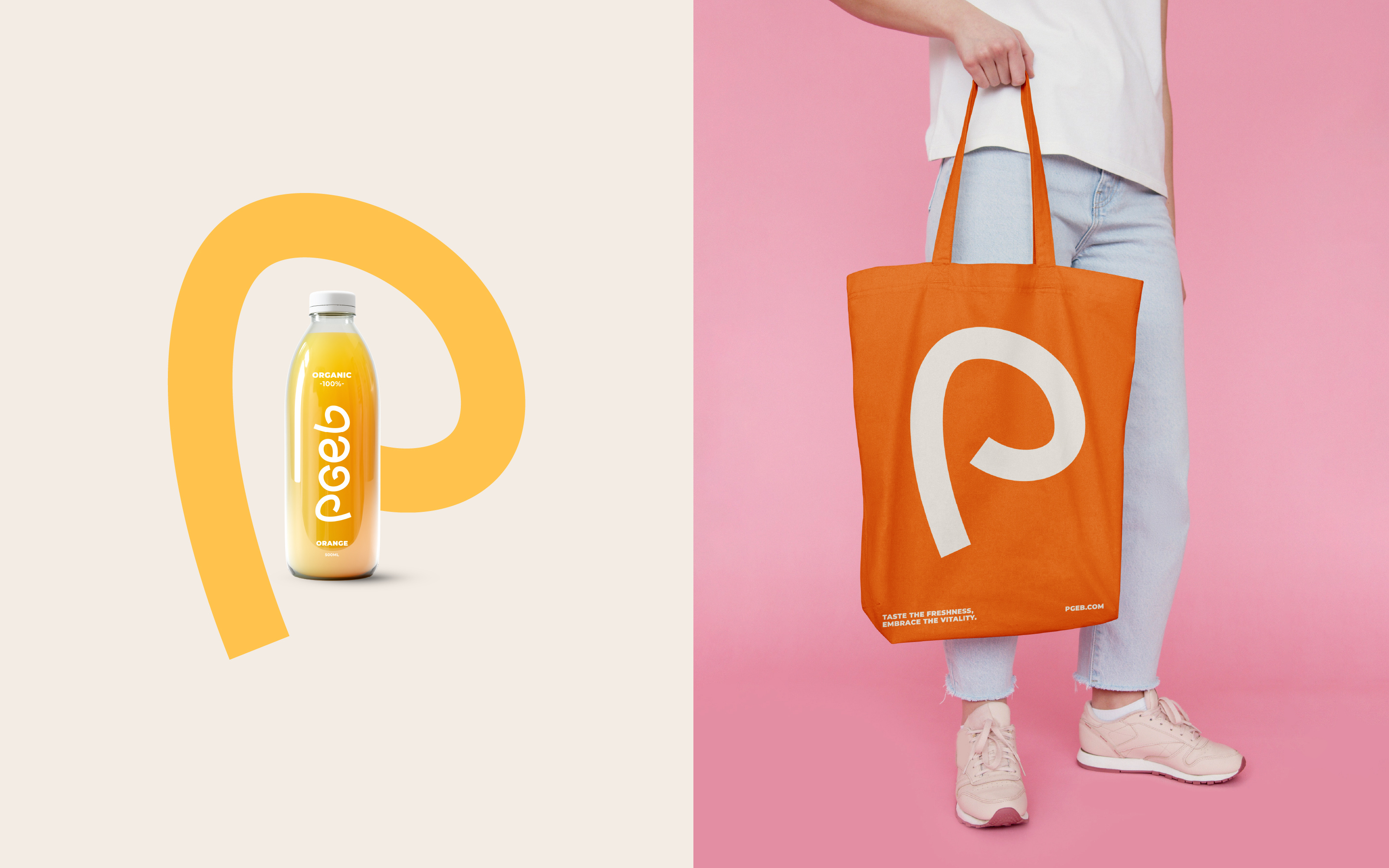PGEB brand branding graphic design logo
