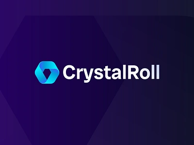 CrystalRoll - Logo Design 💎 bet branding case study casino creative logo design crystal diamond freelance logo design gem gradient logo jeroen van eerden logo logo redesign modern branding modern logo design rgb logo roll visual identity design