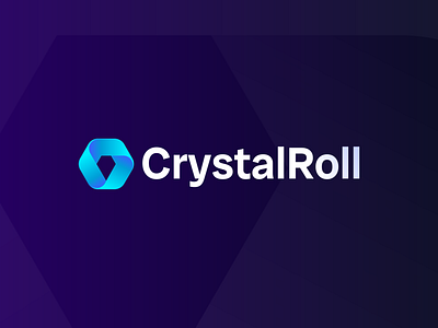 CrystalRoll - Logo Design 💎 bet branding case study casino creative logo design crystal diamond freelance logo design gem gradient logo jeroen van eerden logo logo redesign modern branding modern logo design rgb logo roll visual identity design