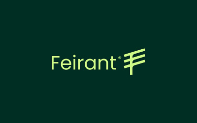 Feirant brand branding brands graphic design logo logo design typo