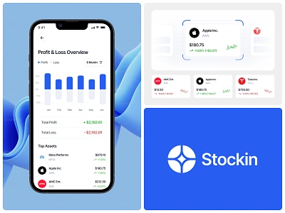 Stock: Profit & Loss Design banking component design finance financial fintech investment ios ios design mobile mobile app mobile design stock unpixel uxerflow