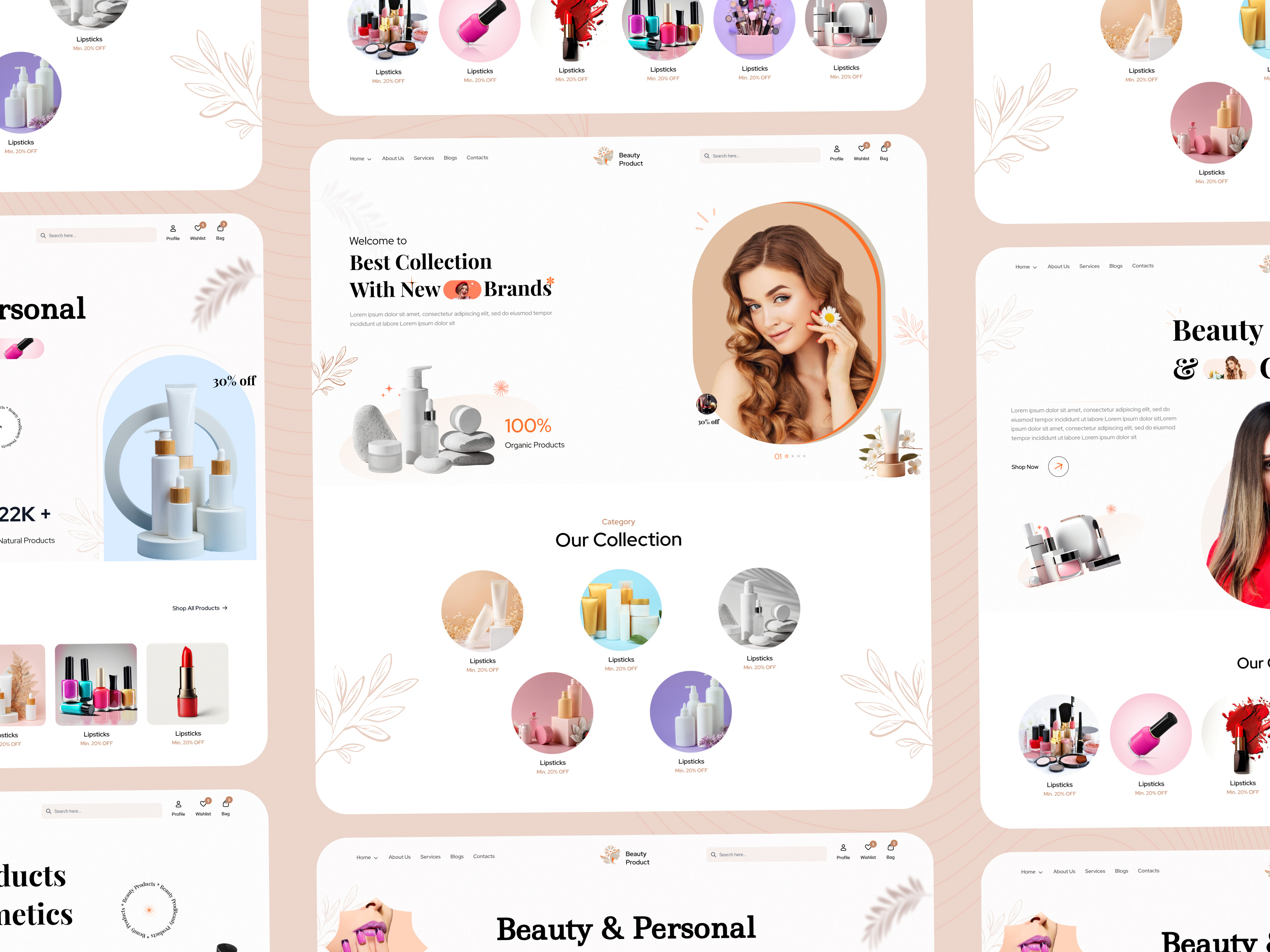 Example of UI UX Design For Beauty & Barber Industry