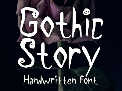 Gothic Story Font cartoon comic design display font font font design graphic graphic design hand drawn font hand drawn type hand lettering handwritten headline lettering logotype text type design typeface typeface design typography