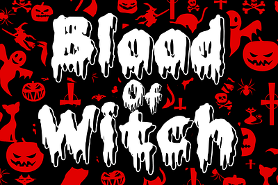 Blood of Witch Font cartoon comic design display font font font design graphic graphic design hand drawn font hand drawn type hand lettering handwritten headline lettering logotype text type design typeface typeface design typography