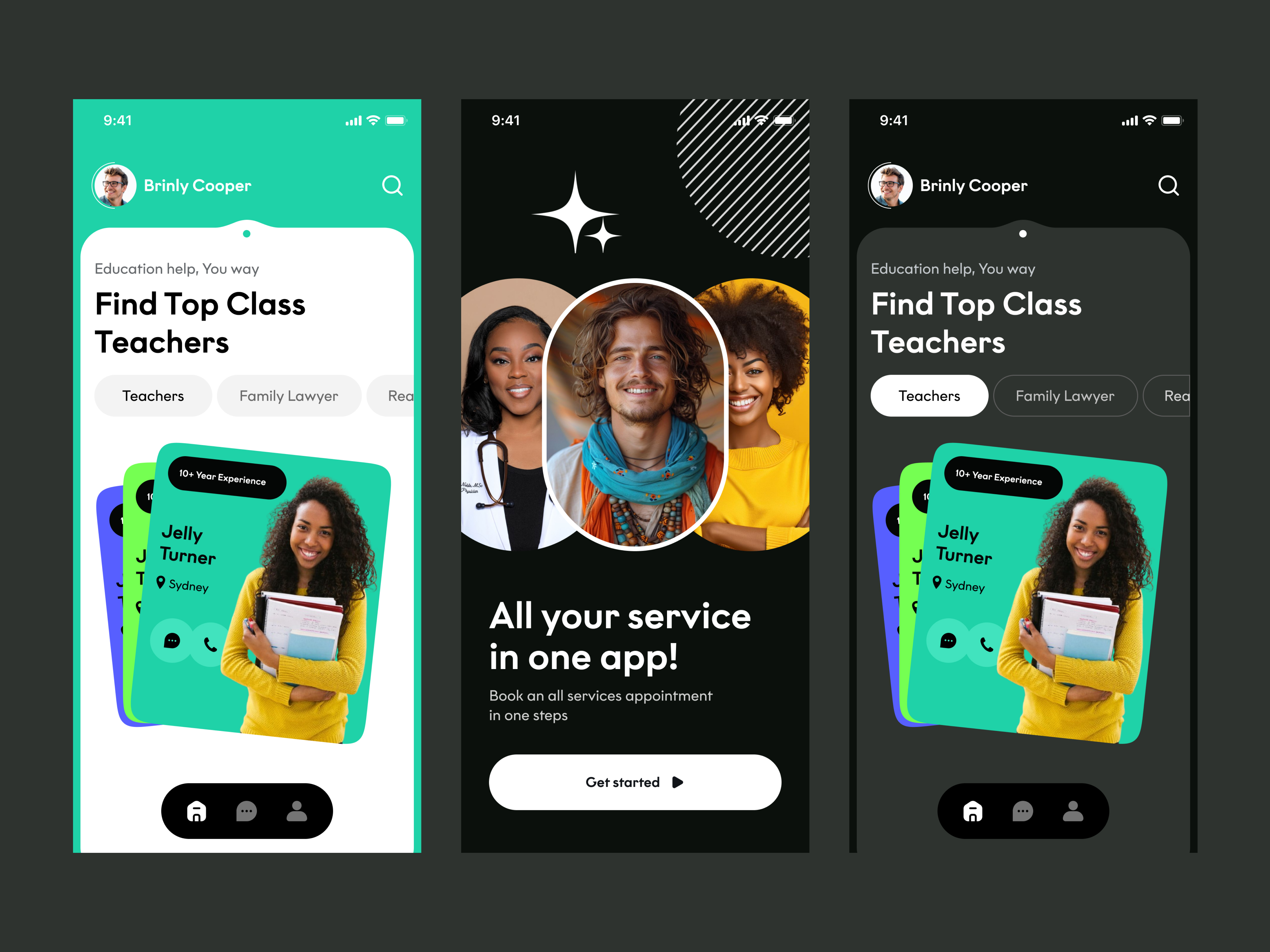 Example of Minimal Mobile UI/UX