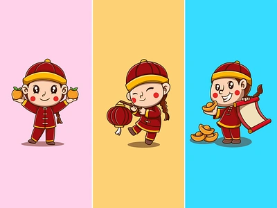 Happy New Year 2025 branding cartoon character chinese chinese culture chinese zodiac cny cute design illustration lunar lunar new year mscot new year ox