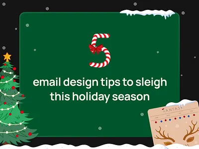 5 email design tips for Christmas christmas design designtips email email builder email campaign email design email inspiration email marketing email newsletter email templates emailtips newsletter stripo email