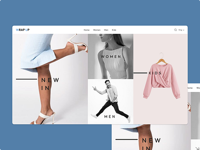 Fashion E-Commerce Website cloth website design e commerce fashion website figma ui