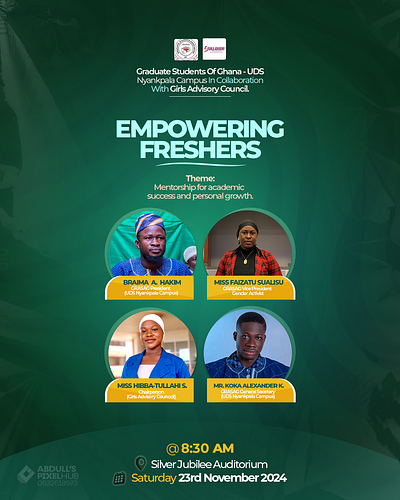 Event Flyer Design For University For Development Studies (UDS) design eventdesign flyerdesign graphic design