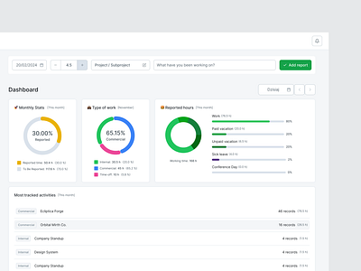 EL Chrono – Time Tracking and Management Tool charts dashboard data designinspiration designsystem desktop digitaldesign minimaldesign mobile productivity timetracking ui uidesign ux uxdesign webapp workmanagement