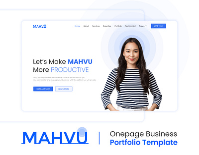 Mahvu – One Page Business & Professional Portfolio Template bootstrap business business one page business template css3 design designtocodes free html5 mahvu one page one page business template one page templates paid personal portfolio professional portfolio professional portfolio website