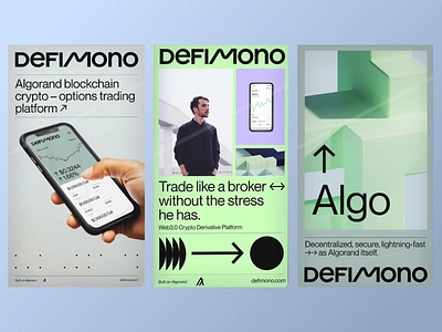 Defimono - Crypto Wallet Mobile App app branding crypto design designposter finance financing graphic design illustration invest investment logo management mobile mobile app platform poster posterdesign ui ux