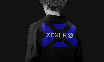 XENUR brand branding graphic design logo