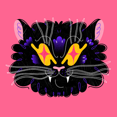 meow! design illustration