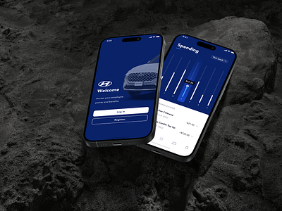 Employee Rewards Mobile App app design employee perks hyundai mobile app product design rewards app smart benefits ui ui design uiux uiux design ux ux design