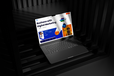 🎨 Hero Section Redefined: A Clean & Intuitive UI/UX Design 💻 animation graphic design motion graphics uiuxdesign